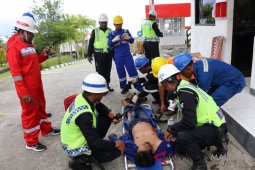 Tanki depot Pertamina Labuha "terbakar"
