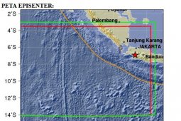 Gempa bumi di Banten terasa sampai Sukabumi