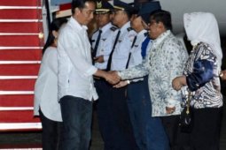 Presiden Jokowi bertolak ke Sulawesi Selatan