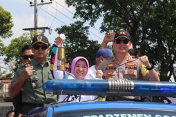 Pino Bawa Obor Asian Games ke Ijen