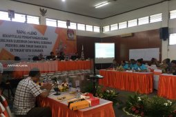 Rekapitulasi Pilkada Jatim di KPU Surabaya Diwarnai Perdebatan