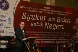 Lepas sepuluh dosen dan tendik purnabakti, Dept. ITP IPB gelar "syukur atas bakti untuk negeri"