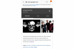 Ketik "Avenged Sevenfold" di Google ini hasilnya