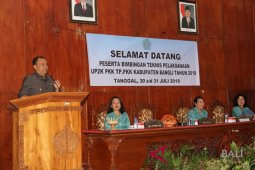 31 peserta ikuti bimtek UP2K PKK Bangli