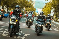 touring Yamaha Lexi  ke Borobudur