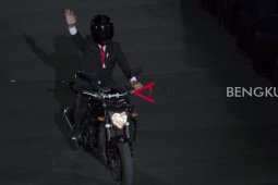 Presiden heran aksi "stuntman" Asian Games dipermasalahkan