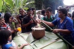 Tadisi Malamang bentuk kekompakan warga Dayak Deah