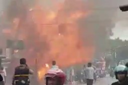 Toko meubel di Sukabumi ludes dilalap si jago merah