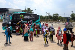 Asian Games - Pelajar Ramai Datangi JSC Saksikan Pertandingan