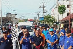 Ribuan masyarakat ikuti gerak jalan santai partai Nasdem