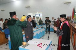 Bupati ucapkan selamat kepada Ketua DPRD yang baru