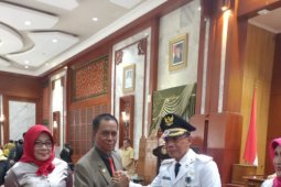 Pj Bupati Tapin Hadiri Pelantikan Pj Bupati Tala