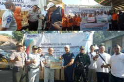 Jasa Raharja peduli korban gempa di Lombok