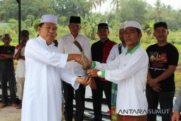 Polres Madina potong 15 ekor hewan Qurban.