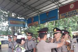 Empat Kapolsek di jajaran Polres Langkat Diserahterimakan
