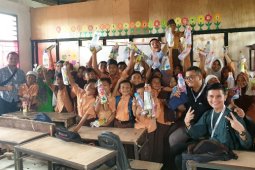 Karyawan BPJS Ketenagakerjaan Siantar peduli sekolah