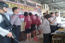 Polres tangkap tiga pelaku pencurian