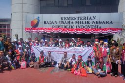 Peserta SMN berkunjung ke Kementerian BUMN