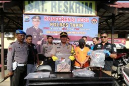 Polres Tapin Amankan Pelaku Pembunuhan di Jember