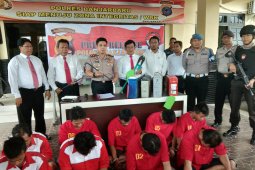 Polres Banjarbaru tangkap komplotan pencuri "Battery BTS"