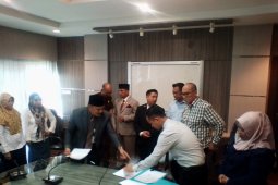 Pembangunan  kolam air mancur  "menari" dimulai