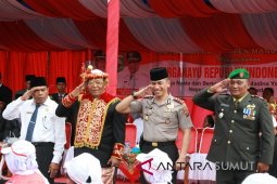 Pawai Defile meriahkan HUT RI di Mandailing Natal