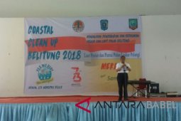 KLHK ajak masyarakat Belitung jaga kebersihan pesisir