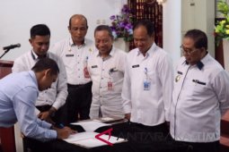 Kepala OPD Paser  tandatangani Pakta Integritas