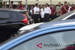 Presiden Jokowi dan Anies Baswedan tinjau HI usai pembongkaran JPO
