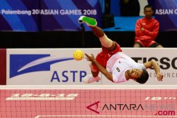 Indonesia gagal rebut emas nomor regu putra sepak takraw