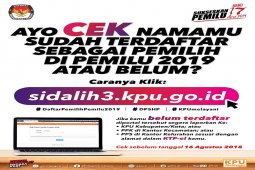 Cek namamu sebagai pemilih di Pemilu 2019 disini