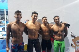 Estafet putra Indonesia cetak dua rekornas dalam sehari