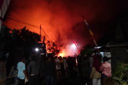 Rumah Warga di Magetan Terbakar