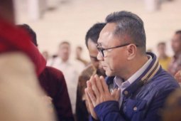 Zulkifli Hasan temui Presiden Jokowi di Istana Merdeka