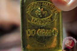 Harga emas turun tertekan penguatan dolar AS