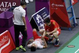 Anthony Ginting Terhenti di Semifinal
