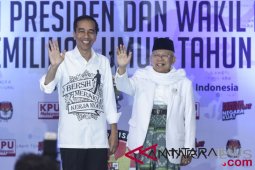 Jokowi sebut persiapan debat sudah "mantul"