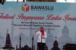 Bawaslu RI adakan festival pengawasan antisipasi politisasi SARA