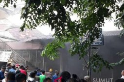 Pasar petisah terbakar