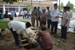 Sholat Idul Adha di Lapangan merdeka
