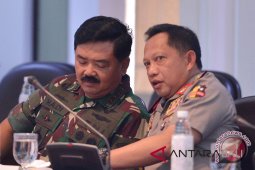 Kapolri-Panglima TNI rapat penutupan Asian Games