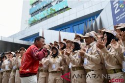 Candi Muarojambi jadi tempat persinggahan rombongan Kirab Pemuda