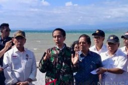 Presiden Kembali Tinjau Lokasi Gempa Palu