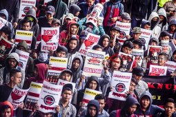 Aksi tolak politisasi mahasiswa