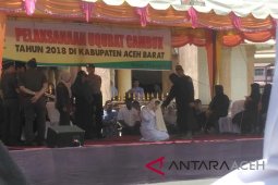 19 pelanggar "qanun" di Aceh Barat dihukum cambuk
