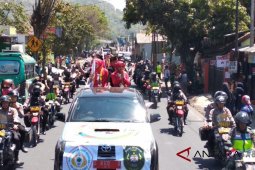 Atlet Garut peraih emas diarak keliling kota