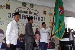 Jamaah haji asal kota Ambon tiba