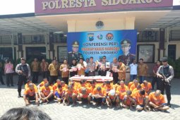 Polisi Sidoarjo Tangkap 29 Tersangka Kasus Narkoba