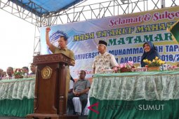 Bupati Tapsel hadir di Matamaru UMTS