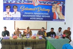 50 kader  PKK Binjai ikuti bela negara